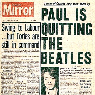 The Beatles Break Up