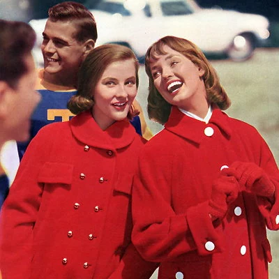 Detail from Fall Fashion segment in Seventeen magazine.