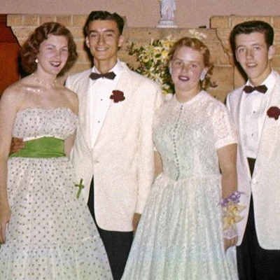 California high school prom couples.