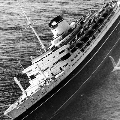 The Italian ocean liner Andrea Doria collides with the Swedish ship Stockholm off the coast of Nantucket, Massachusetts. 1,660 passengers are rescued, but 46 lives are lost as the Andrea Doria sinks.