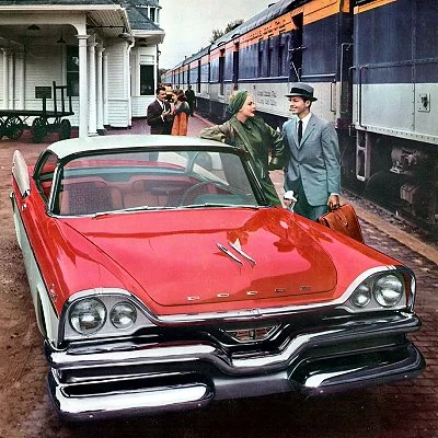 Detail from a 1957 Dodge advertisement.