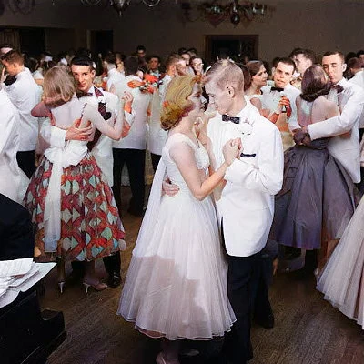 Dancing at the high school prom in Cincinnati, Ohio.