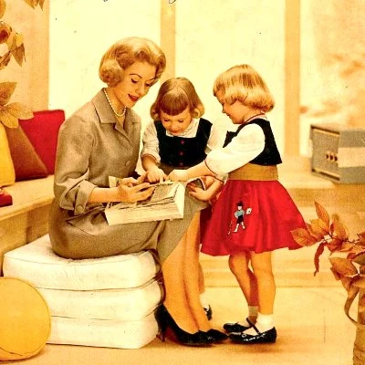 Detail from the Fall 1960 Sears Catalog cover.