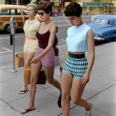 Short shorts in a 1960 Life Magazine fashion article.