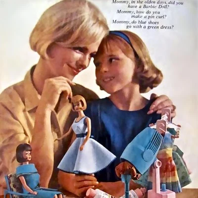 1965 Mattel Barbie Doll advertisement.