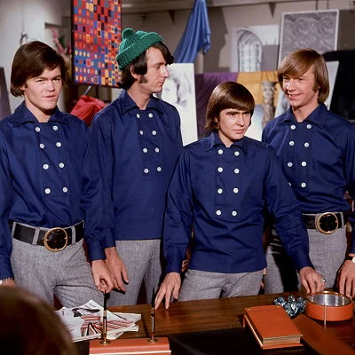 The Monkees television series debuts on NBC TV in the US. The sitcom follows a group of four young men searching for success as a rock band and is heavily influenced by the first two Beatles films. The series would air until 1968.
