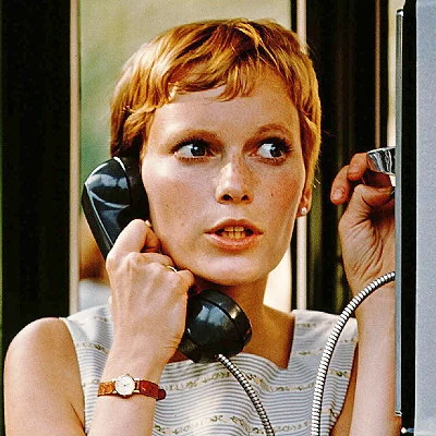 Mia Farrow in a scene from the psychological horror film Rosemary's Baby, directed by Roman Polanski.