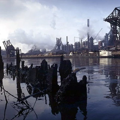 Cleveland, Ohio's heavily polluted Cuyahoga River catches fire in June. This event helps spur the development of the federal Environmental Protection Agency -EPA.