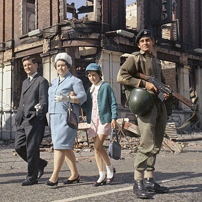 British troops are sent in to Northern Ireland to quell protests and violence. This would be the longest continuous troop deployment in British history, lasting until 2007.