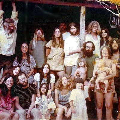 The hippie movement extends to alternative lifestyles including communes which spring up across the country.