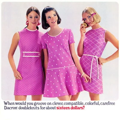 Detail from a 1970 advertisement in Seventeen magazine.