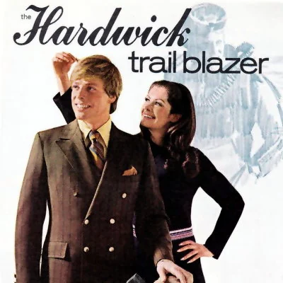 Detail from a 1970 advertisement for Hardwick men's blazer.
