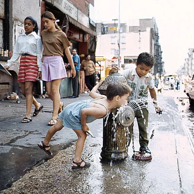 1970 photo of a street scene taken on New York City's Lower Eastside.