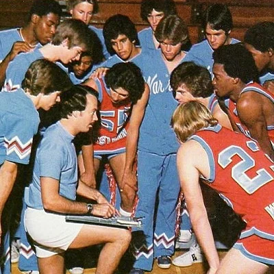 1977 basketball team at Las Vegas Western High School.