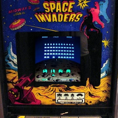 The arcade game Space Invaders is launched in 1978 and is an immediate success, becoming the best selling video game of all time. The arcade game, is later followed by the popular Atari home version.