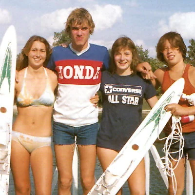 High School yearbook photo of kids from Farina LaGrove Illinois high school.