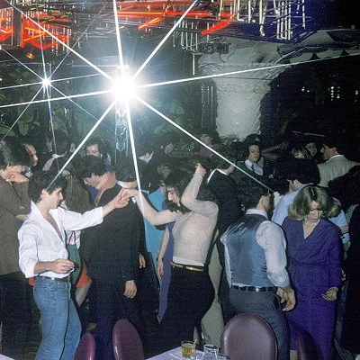 Disco dancing at New York City's Copacabana night club.