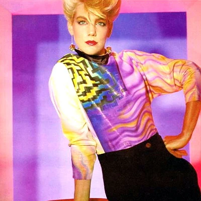 1981 fashion shoot detail.