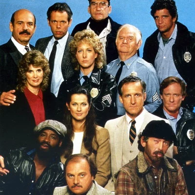 The police procedural television series Hill Street Blues launches in 1981 and is nominated for eight Emmy Awards. The "hand-held" camera production style and use of close-ups, breaks new ground and influences the look of many subsequent television series.
