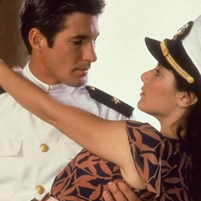Richard Gere and Debra Winger star in the 1982 romantic drama An Officer And A Gentleman.