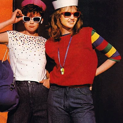 Detail from a Young Miss magazine fashion spread.