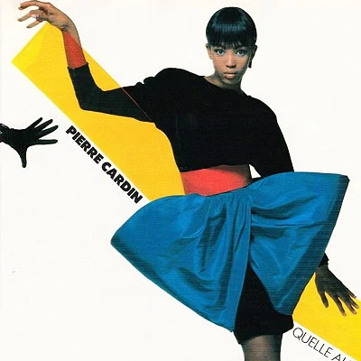 Detail from an Elle Magazine ad for Pierre Cardin.