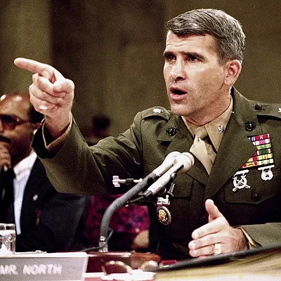 The Reagan administration is embroiled in a congressional investigation after illegally selling arms to the government of Iran and using the funds received to finance the Contra's in Nicaraqua. Both acts were subverting the will of the US Congress, as funding for the Contra's had been prohibited and the Ayatollah Khomeini regime in Iran was subject to an arms embargo at the time.