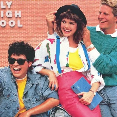 Detail from a 1987 advertisement for Baby Soft cosmetics.