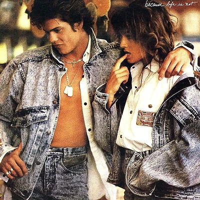 More acid washed denim, this time from Jordache.