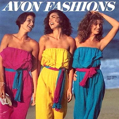 1991 Avon Fashion catalog.