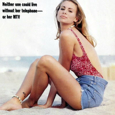 Model Nikki Taylor in a Seventeen Magazine photo spread.