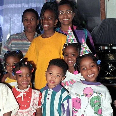 A birthday party celebration in 1994.