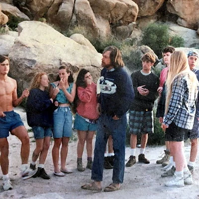 High school trip to Joshua Tree National Park.