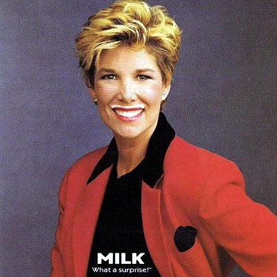 Television personality Joan Lunden poses for the long running "Got Milk?" ad campaign.
