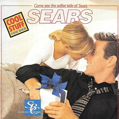 Print ad for Sears fashions for Dad.