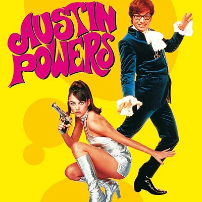Elizabeth Hurley and Mike Meyers star in the spy comedy film Austin Powers: International Man of Mystery. The successful film would spawn two sequels.
