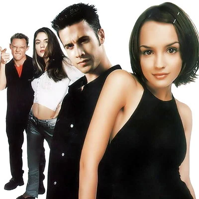 The cast of the teen romantic comedy film She's All That starring  Freddie Prinze Jr. and Rachael Leigh Cook, among others.