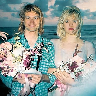 Kurt Cobain and Courtney Love